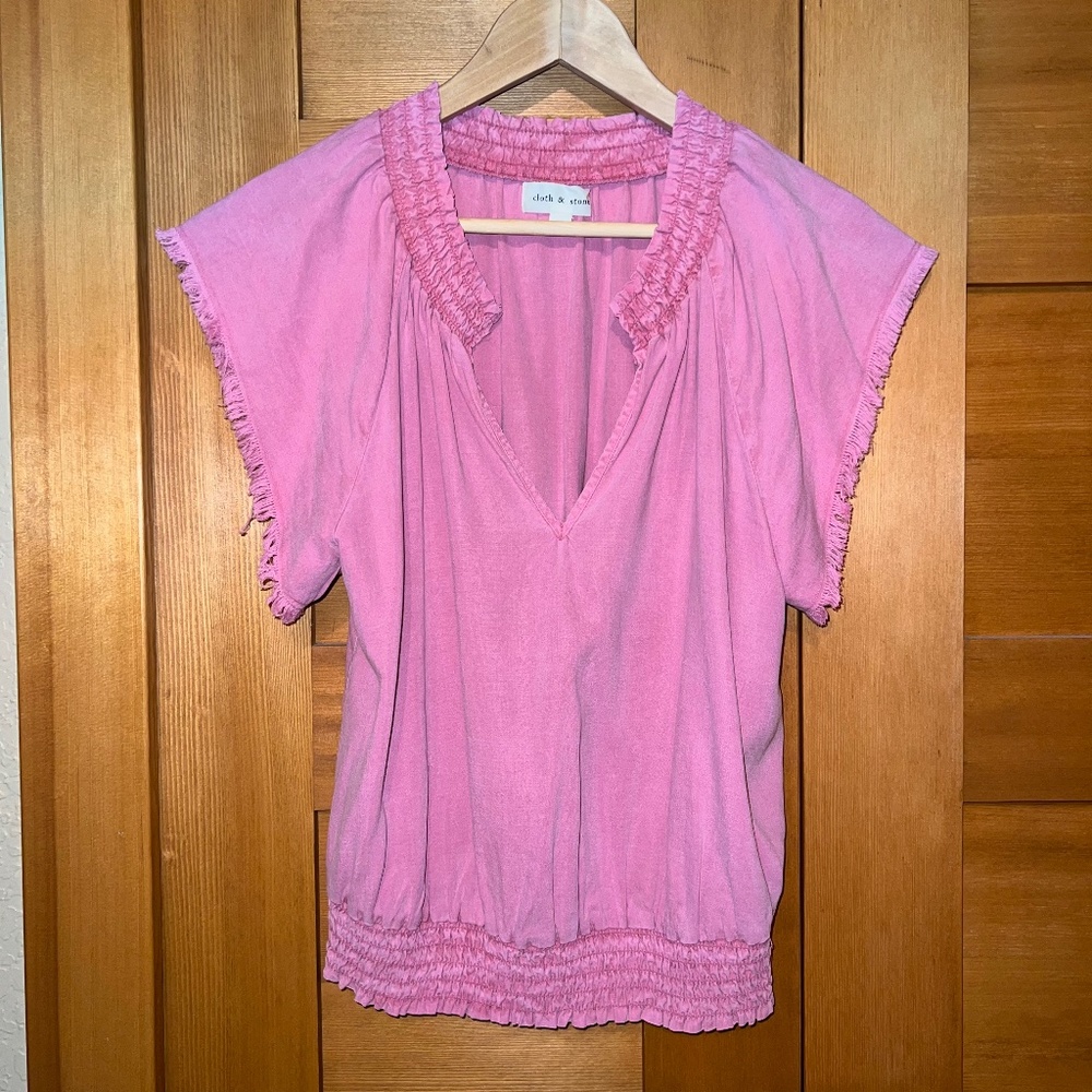 EUC - Cloth & Stone Top - size M